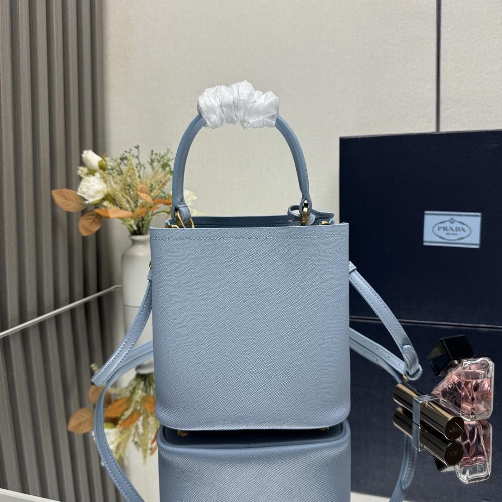 Saffiano Leather Bucket Bag