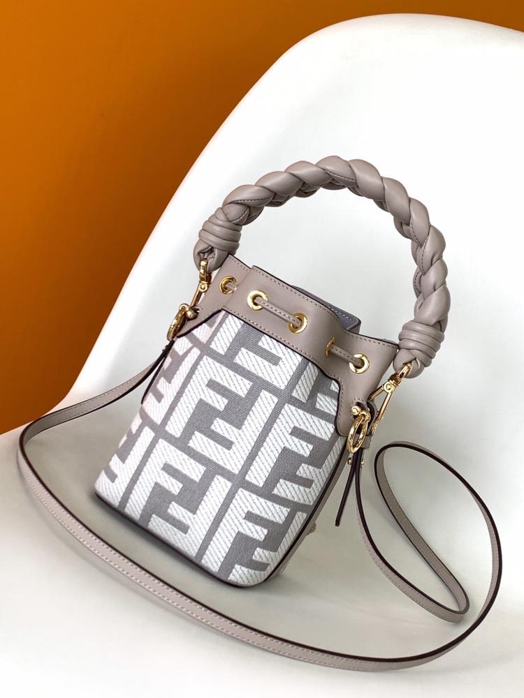 Embroidered Bucket Bag