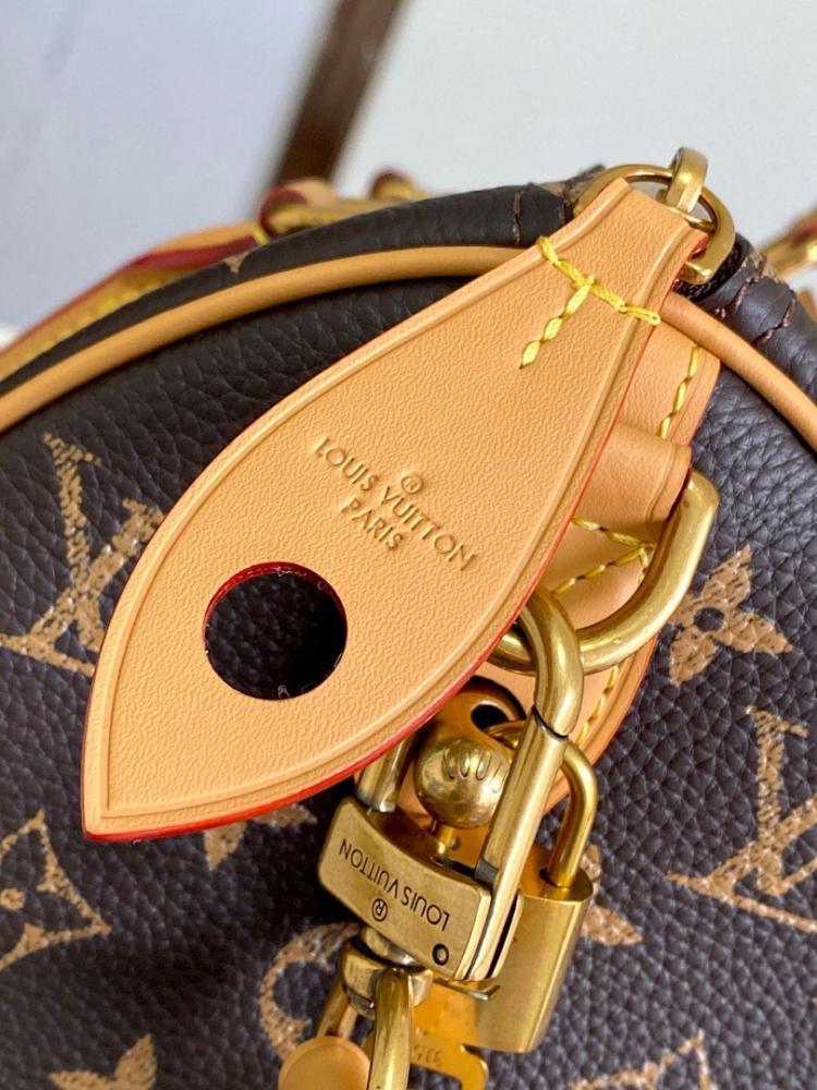 Speedy Bandouliere Monogram Calfskin Crossbody Bag
