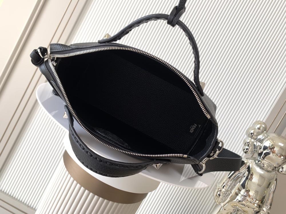 Gold Leather Shoulder Bag