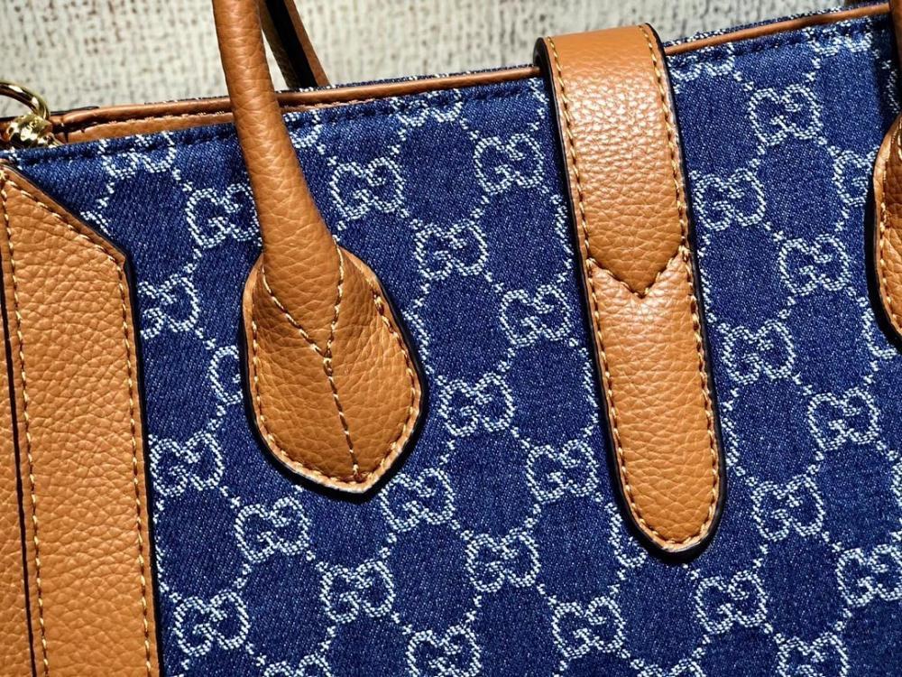 Classic Premium Denim Tote Bag