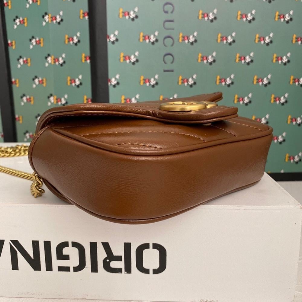 Alma Brown Quilted Leather Top Handle Bag