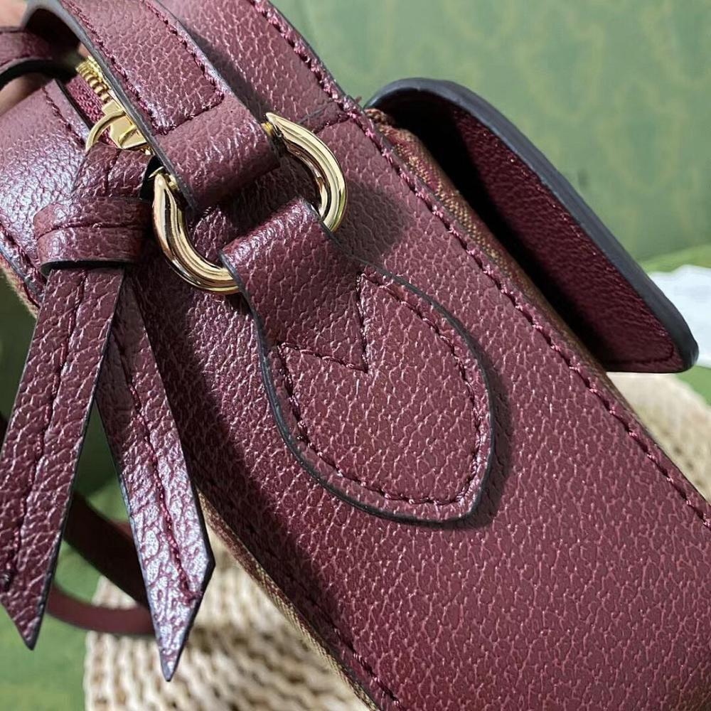 Luxury Refined Red Top Handle Bag