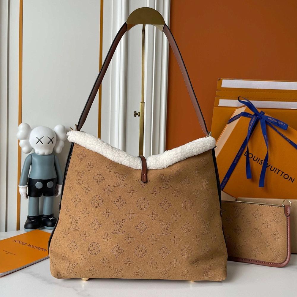 Elegant Monogram Leather Crossbody Bag – Limited Edition