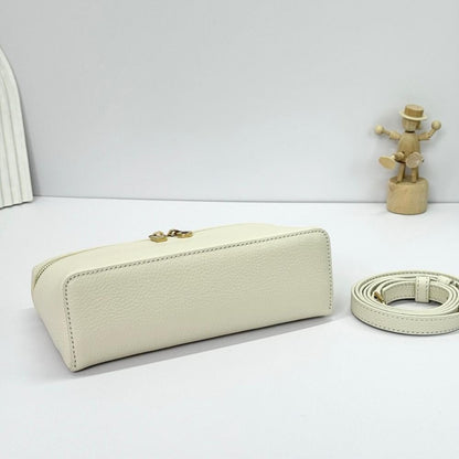 Stylish Refined Calfskin Shoulder Bag