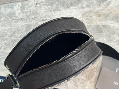 Luxury Black Printed Calfskin Shoulder Bag – Limited Edition