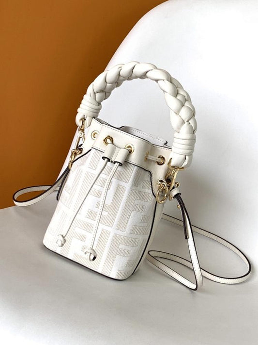 Embroidered Bucket Bag