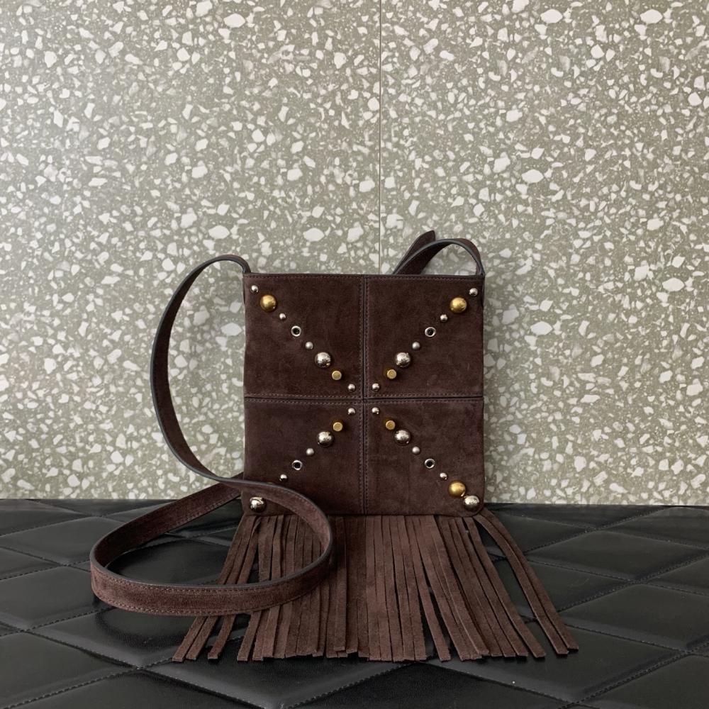 Alma Studded Leather Crossbody Bag