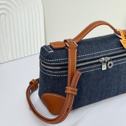 Kate Blue Denim Shoulder Bag
