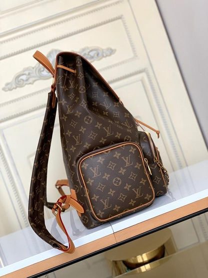 Alma Gold Leather Top Handle Bag