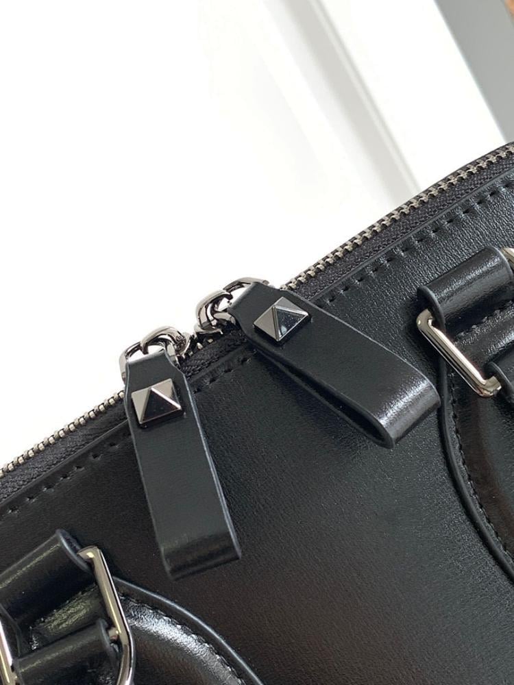 Stylish Refined Studded Top Handle Bag