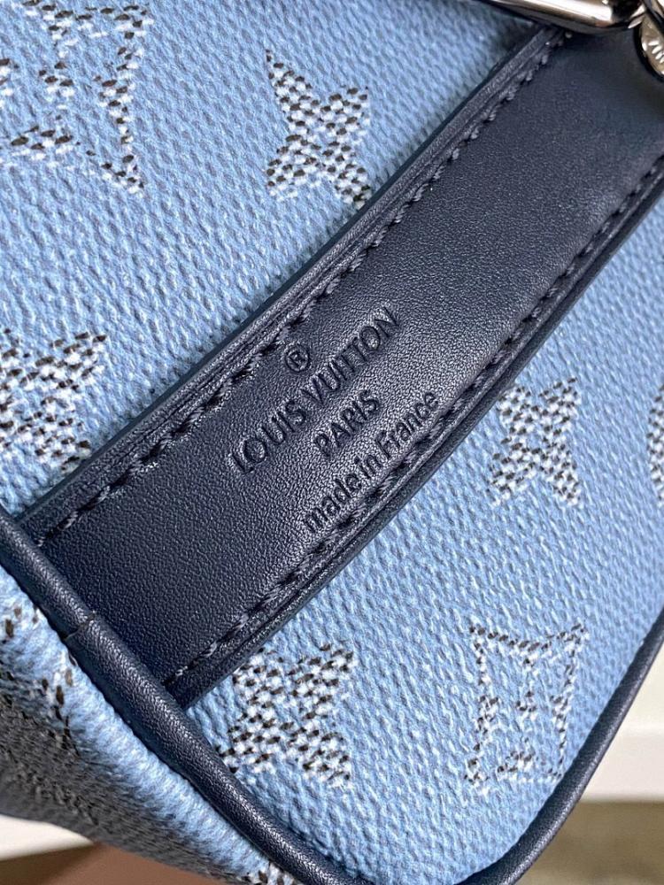 Italian-Inspired Elegant Monogram Leather Shoulder Bag