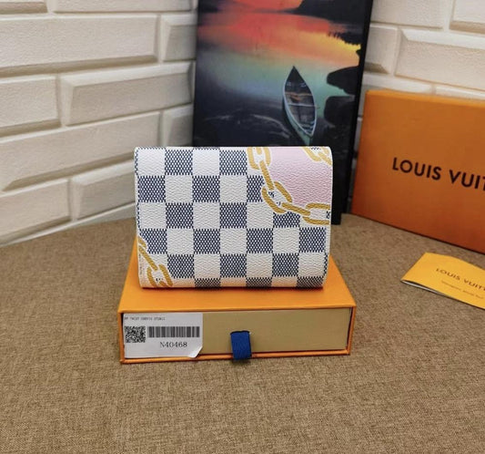 Classic Luxury Blue Leather Wallet – Limited Edition