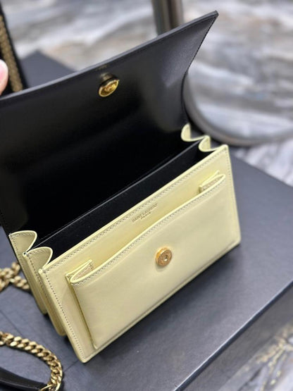Luxury Elegant Leather Top Handle Bag