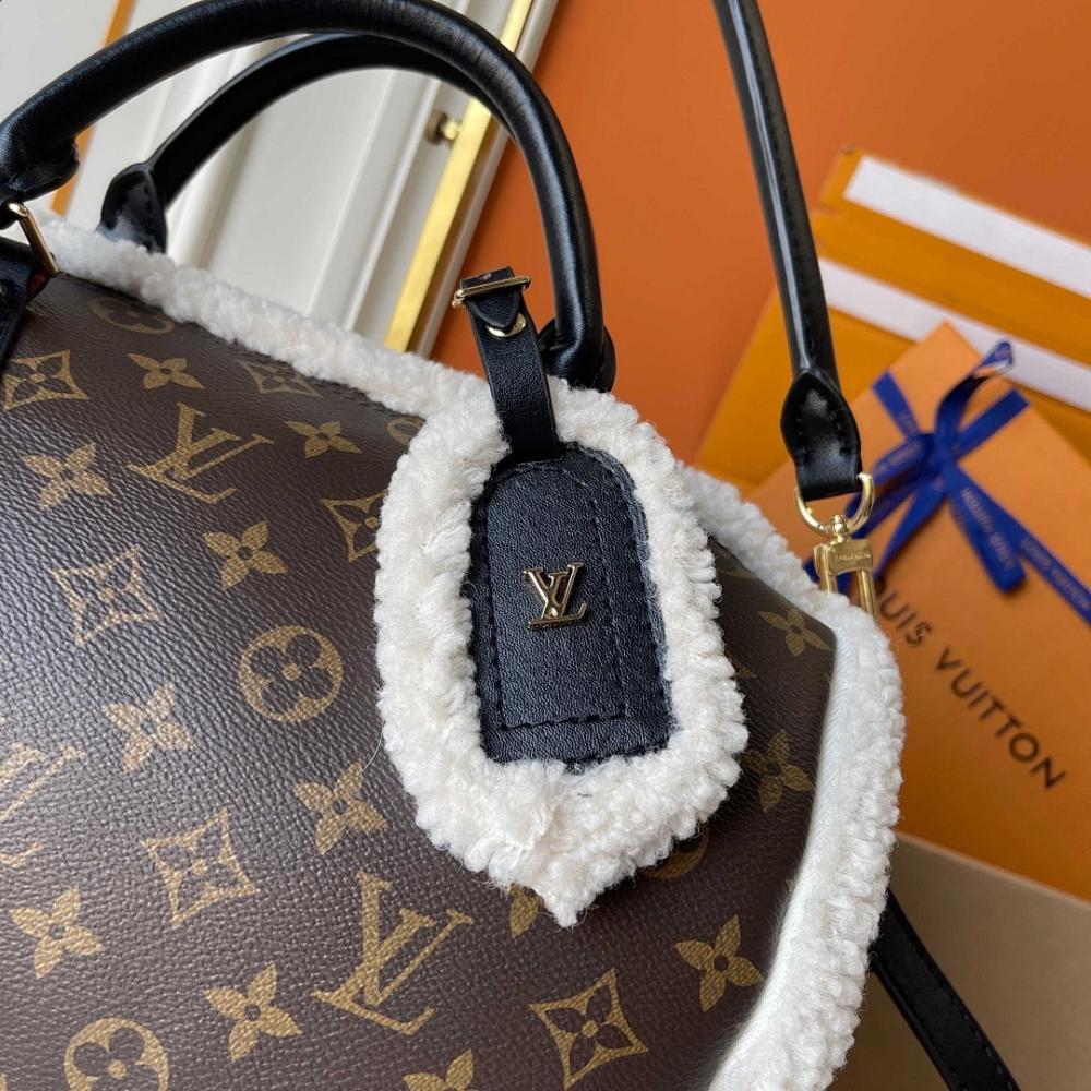 Classic Premium Monogram Lambskin Top Handle Bag