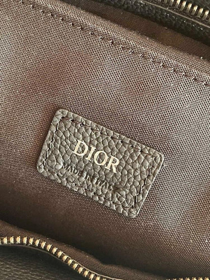 Stylish Refined Grey Calfskin Shoulder Bag