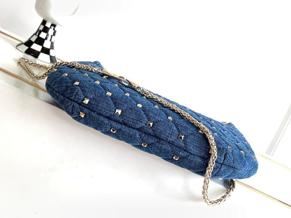 Classic Italian-Inspired Embroidered Lambskin Crossbody Bag