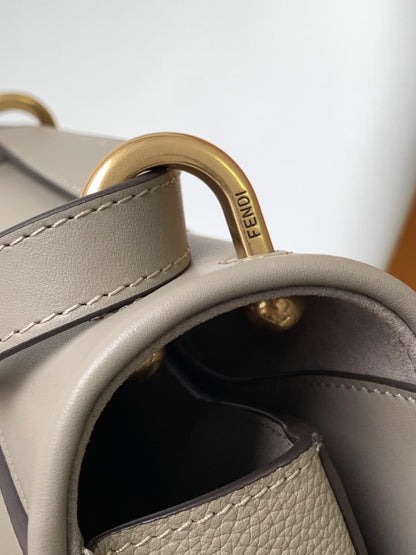 Leather Top Handle Bag