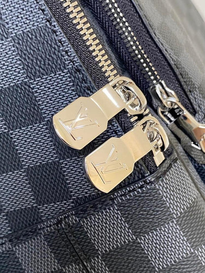 Stylish Refined Quilted Canvas Backpack