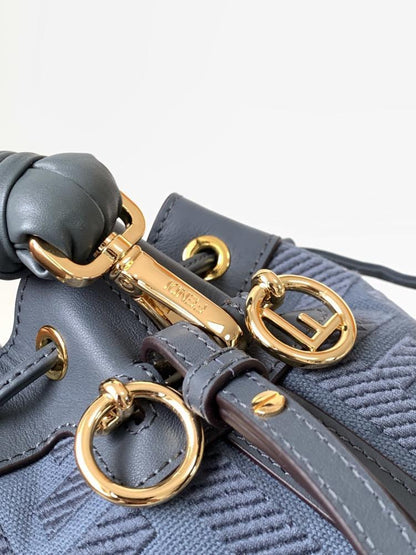 Embroidered Bucket Bag