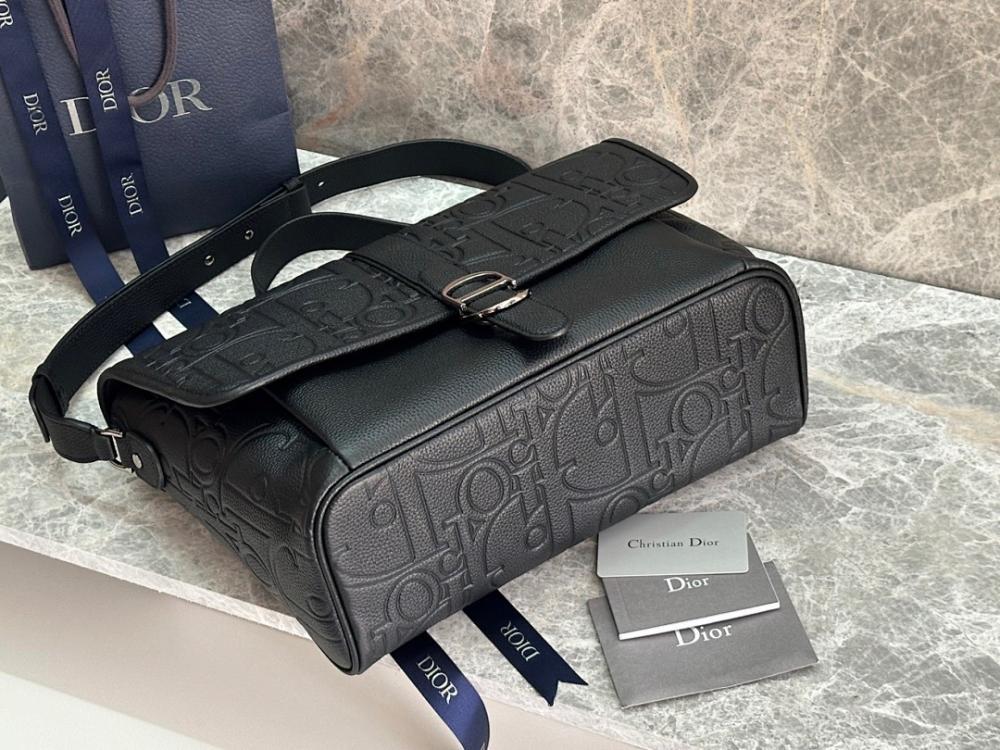 Classic Black Calfskin Crossbody Bag – Special Edition