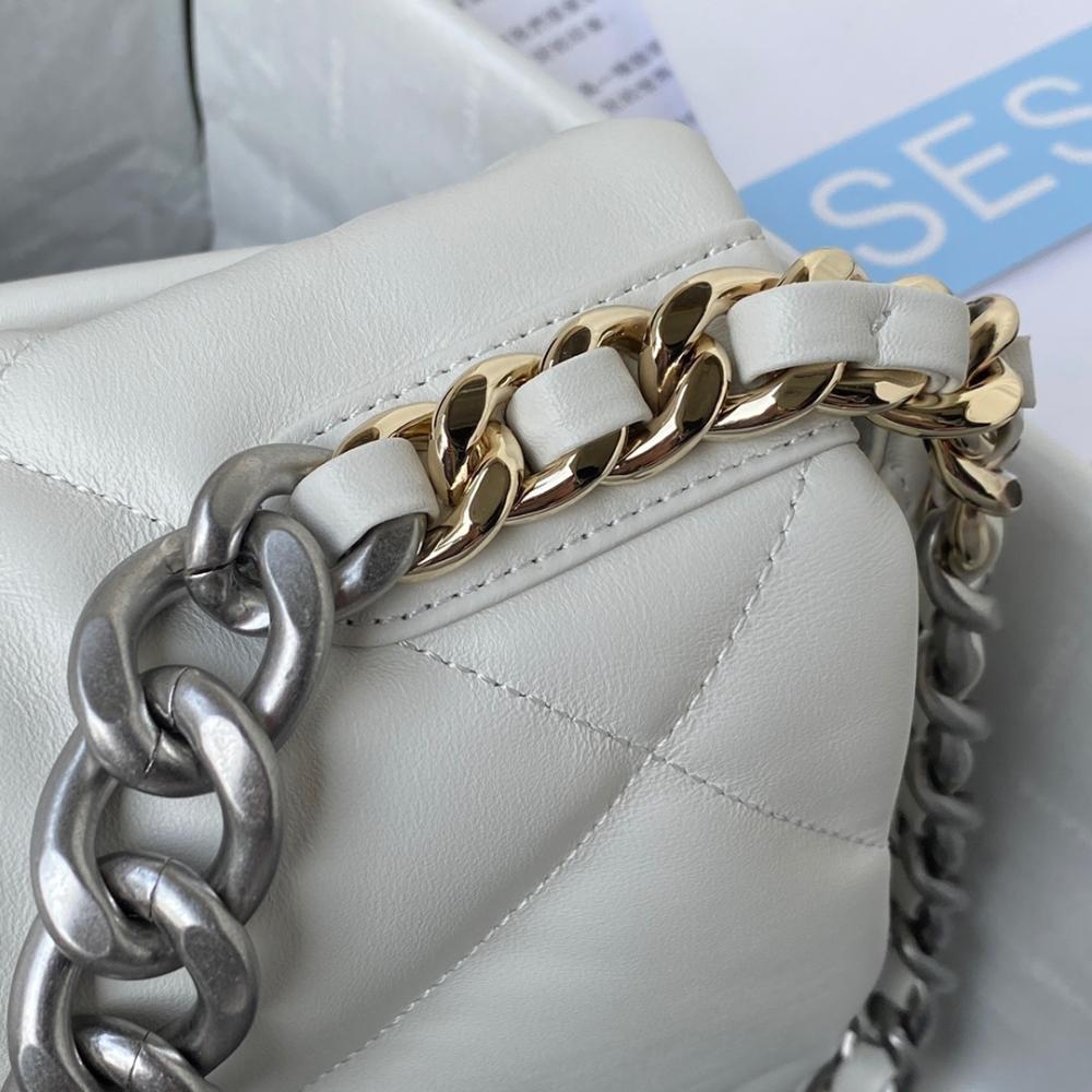 Silver Quilted Top Handle Bag