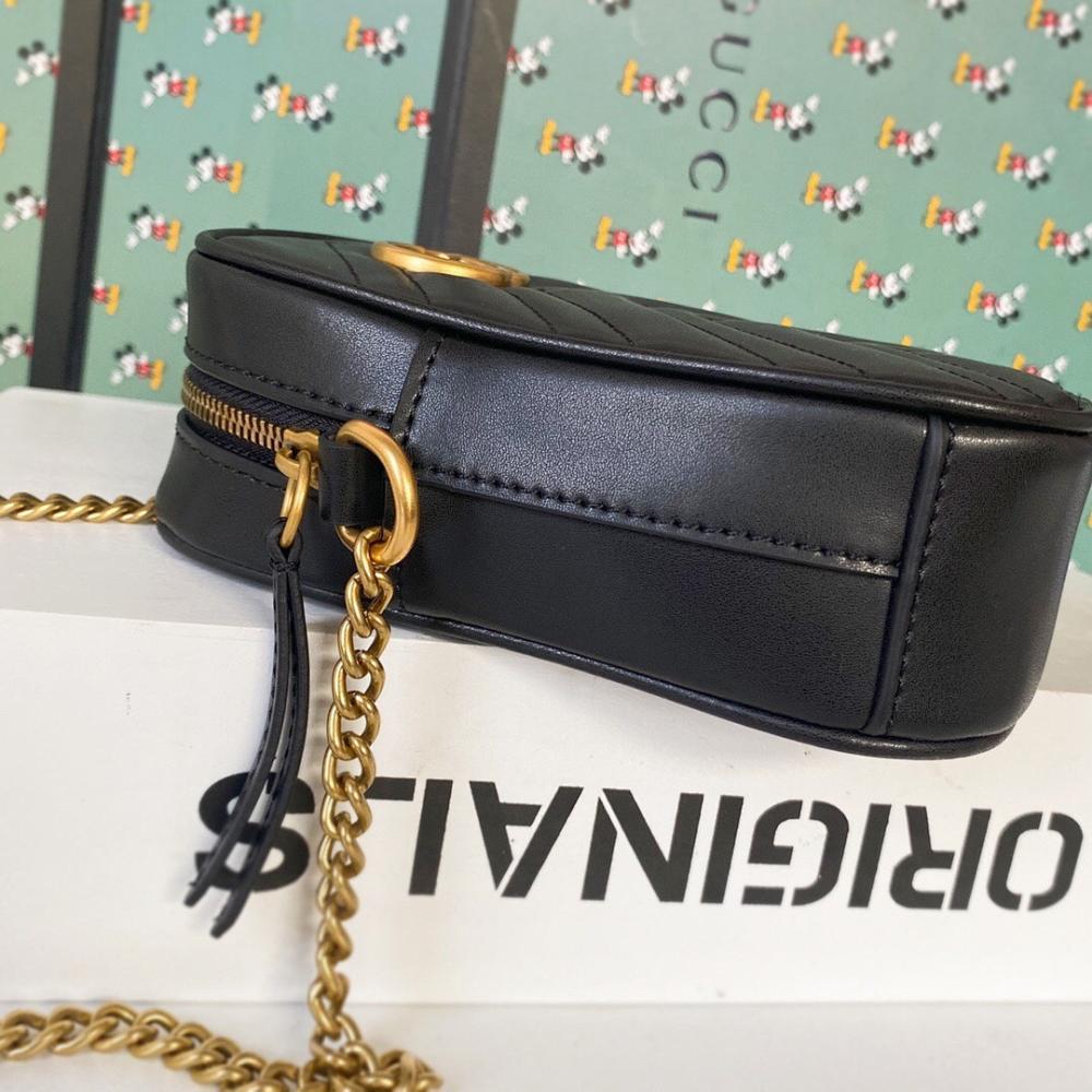 Alma Black Quilted Leather Shoulder Bag