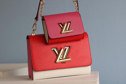 Twist Leather Shoulder Bag
