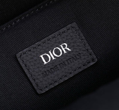 Modern Premium Black Quilted Leather Backpack