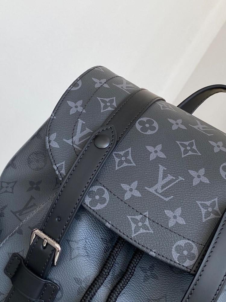 Modern Italian-Inspired Black Canvas Backpack