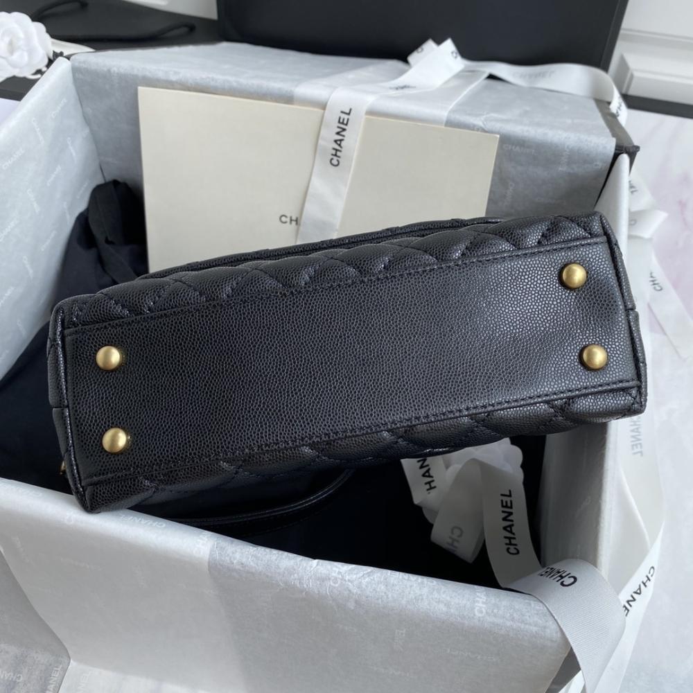Quilted Lambskin Top Handle Bag