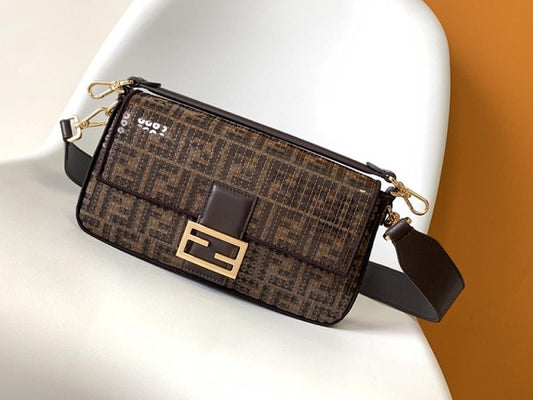 Embroidered Top Handle Bag