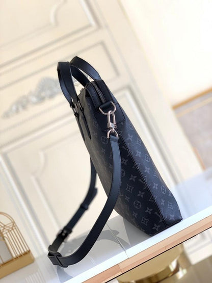 Luxury Silver Canvas Shoulder Bag – Limited Edition