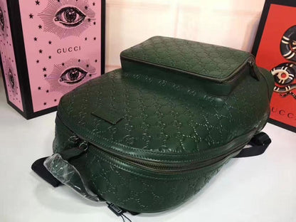 Classic Refined Leather Backpack
