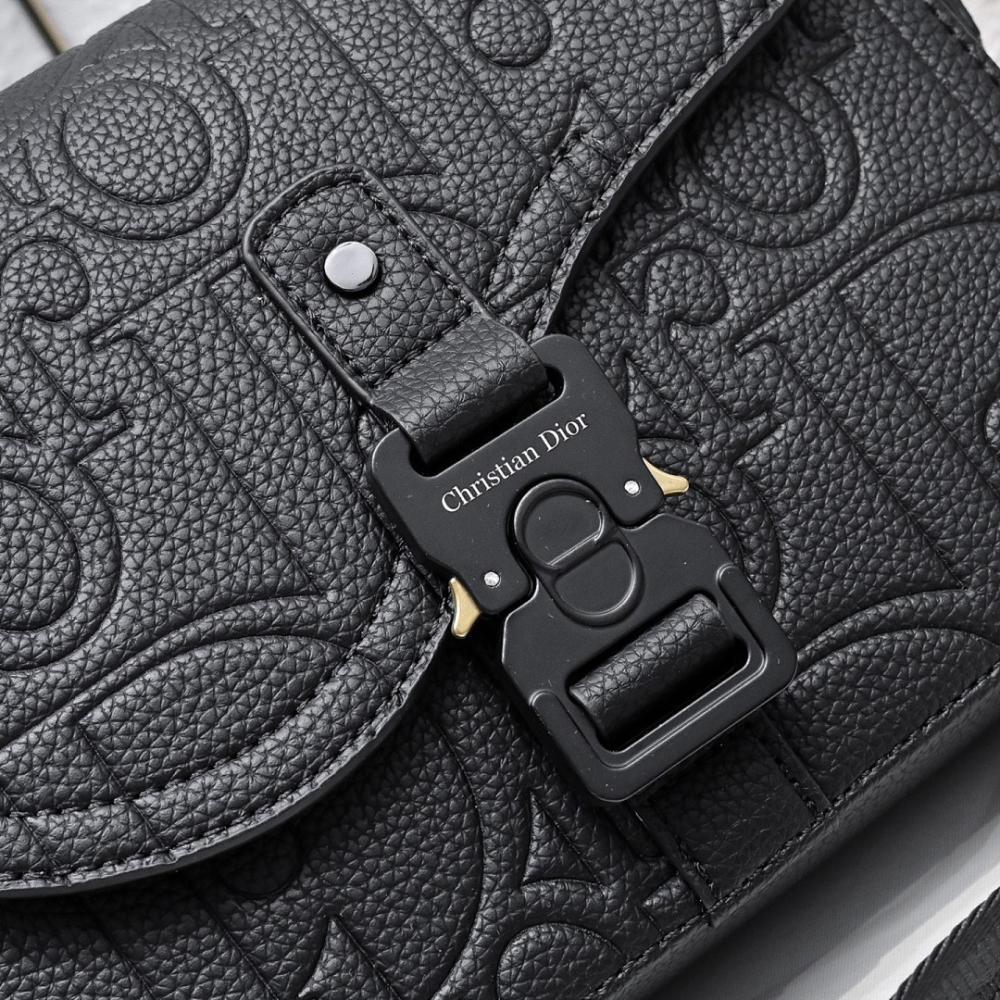 Stylish Premium Black Leather Shoulder Bag