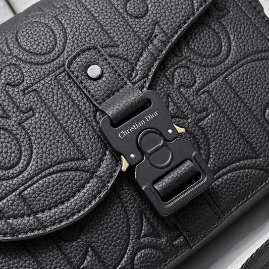 Stylish Premium Black Leather Shoulder Bag