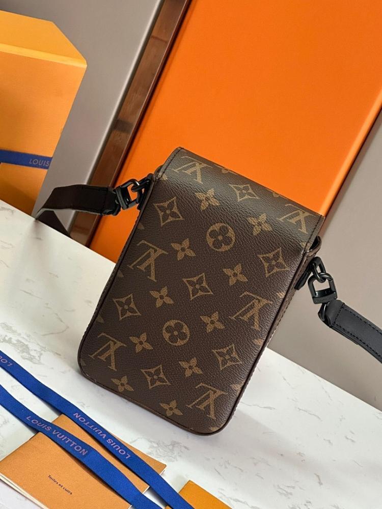 Luxury Monogram Leather Shoulder Bag – Limited Edition