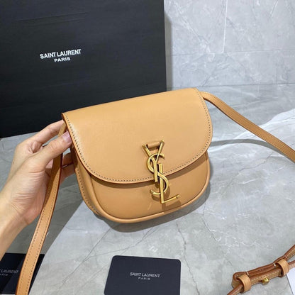 Stylish Refined Gold Calfskin Top Handle Bag