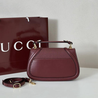 Woven Leather Shoulder Bag