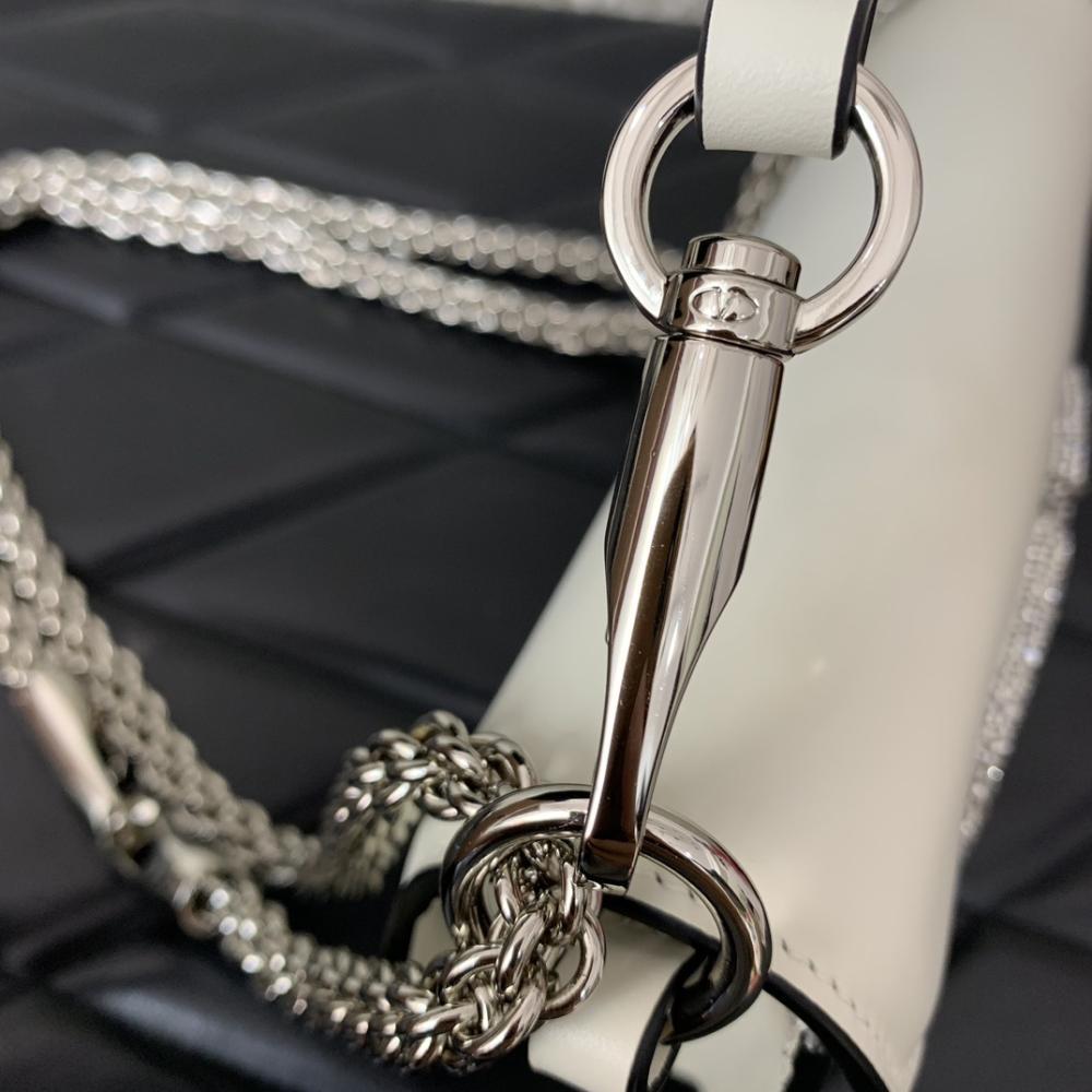 Crystal-Embellished Top Handle Bag