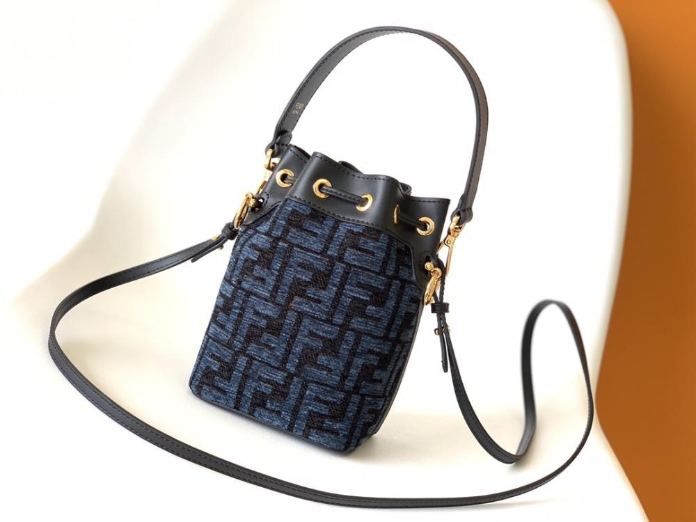 Embroidered Bucket Bag