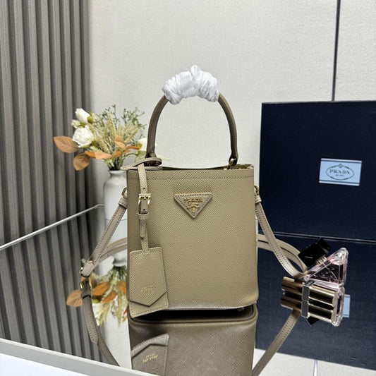 Leather Bucket Bag