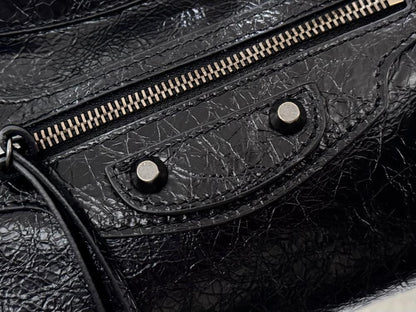 Luxury Leather Top Handle Bag