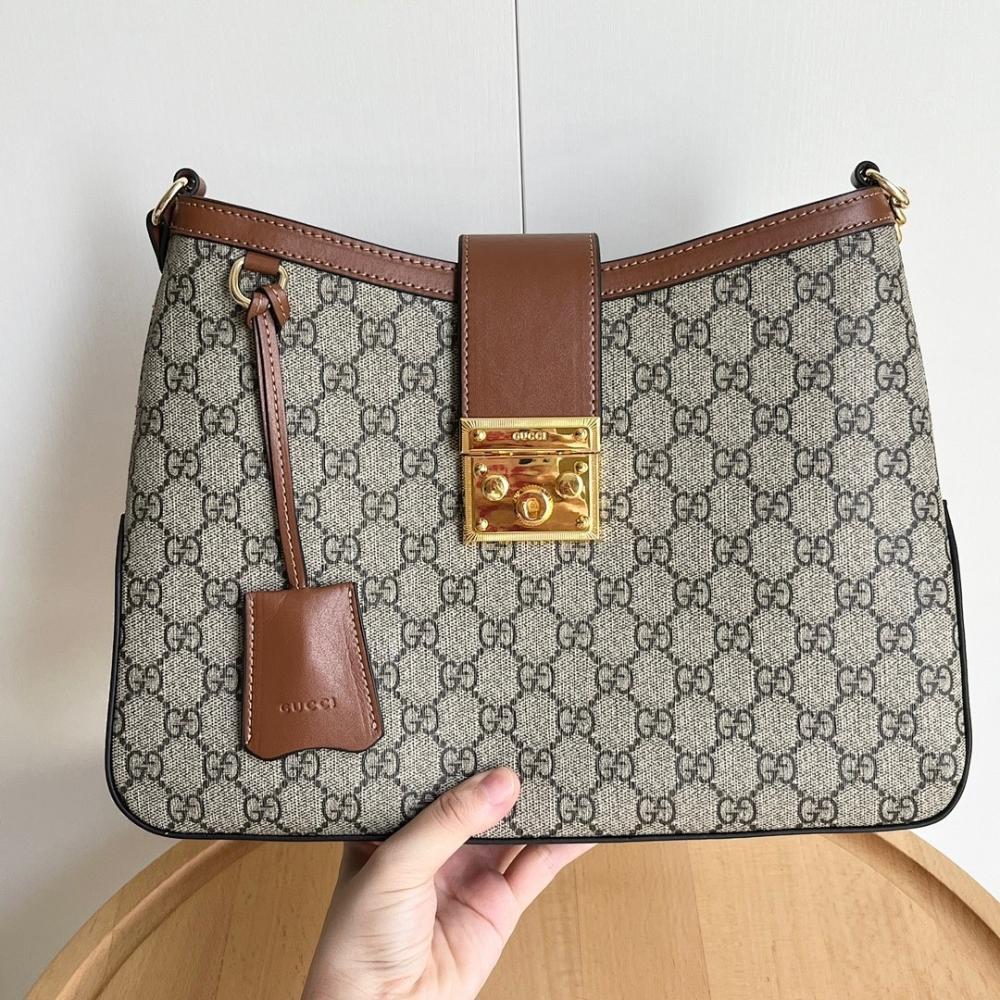 Padlock Gold Shoulder Bag