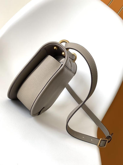 Leather Top Handle Bag
