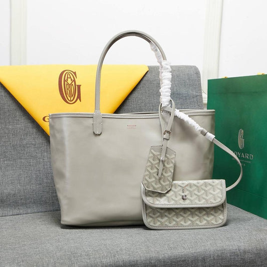 Modern Leather Tote Bag