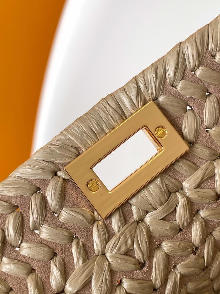 Woven Raffia Wallet
