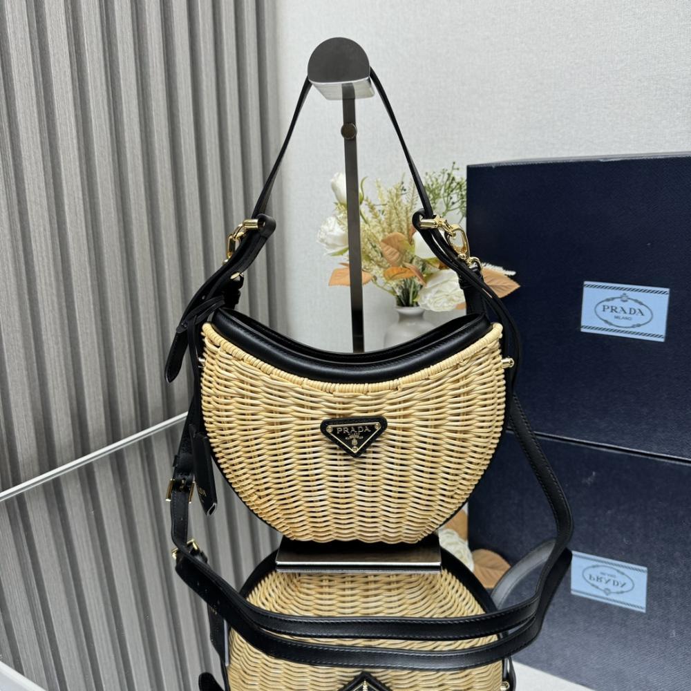 Woven Top Handle Bag