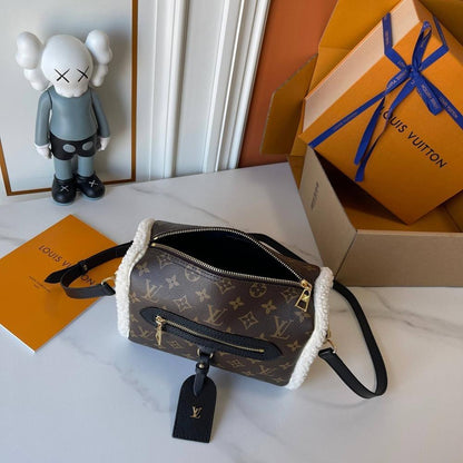Classic Modern Monogram Lambskin Shoulder Bag
