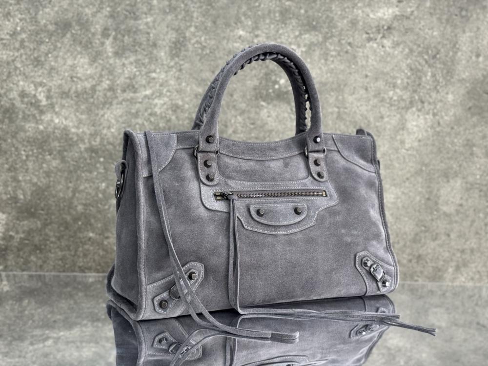 Leather Top Handle Bag